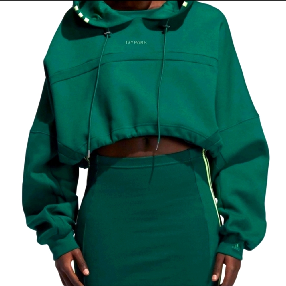 Ivy Park x Adidas Hooded Cut-out dress XS